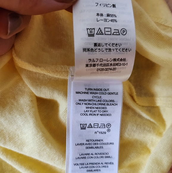 LRL Black Label Linen Blend Tunic Size XL - Picture 11 of 15